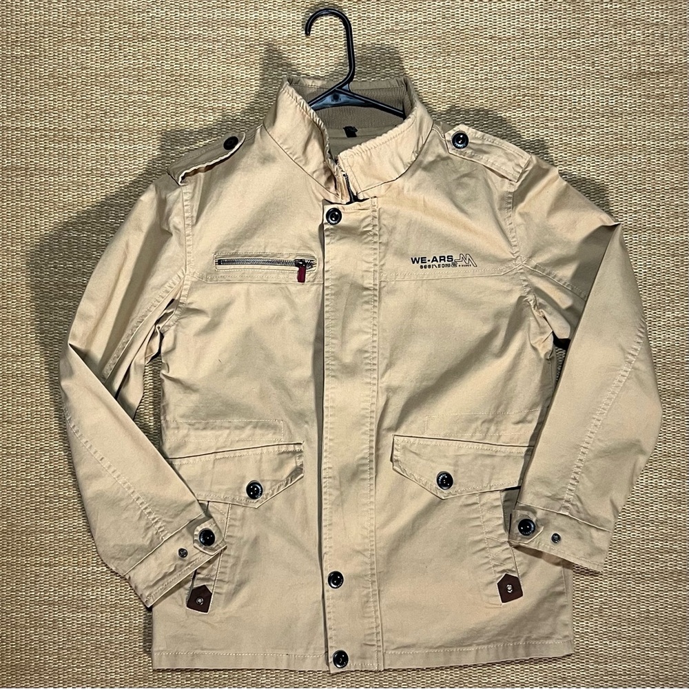 Tansen Classic WE-ARS Lightweight Tan Utility Jacket Size Medium Great Condition